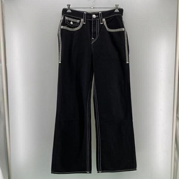 【中古】TRUE RELIGION VINNY ULTRA BAGGY 黒いこと 大きさ31 トゥルーレリジョン[24]