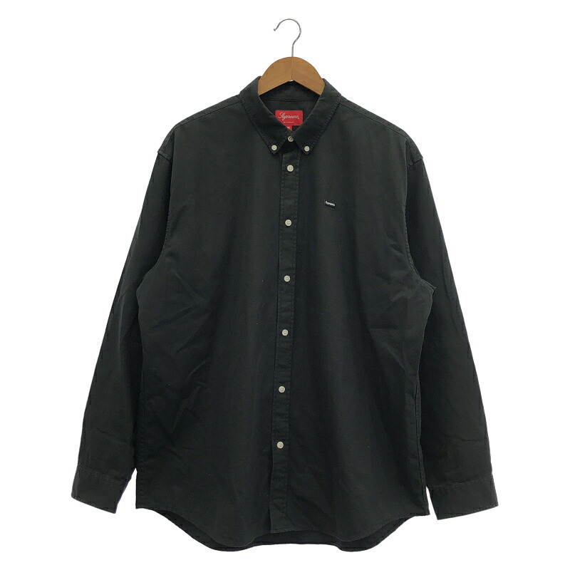 【中古】Supreme SMALL BOX SHIRT XL 黒  RN101837[66]
