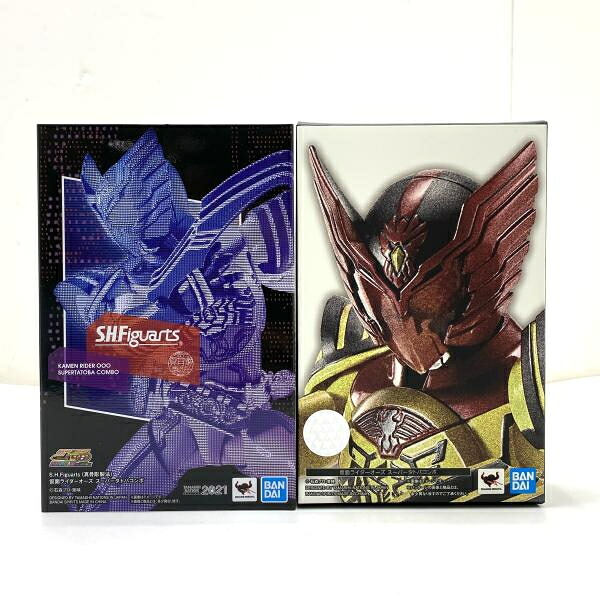【中古】【開封】S.H.Figuarts(真骨彫製法)仮面ライダーオーズ スーパータトバ コンボ フォーゼ＆オーズ MOVIE大戦MEGA MAX[95]｜お宝創庫