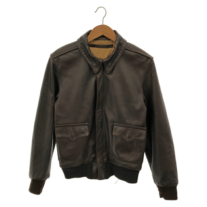 【中古】OLD GAP なめし革上衣 赤銅色 年寄りの透き間[17]