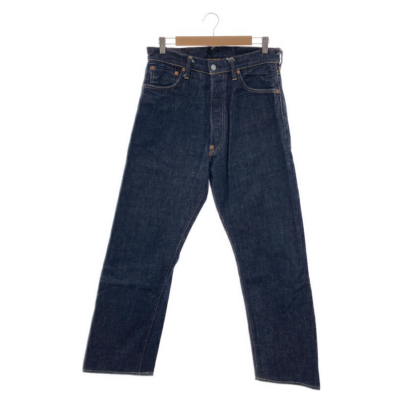 【中古】エヴィス EVISU Lot.2001 奥津城所店押さえる ヒロミコラボ ジーンズズボン下 インディゴ 大きさW33×L35 エヴィス[24]