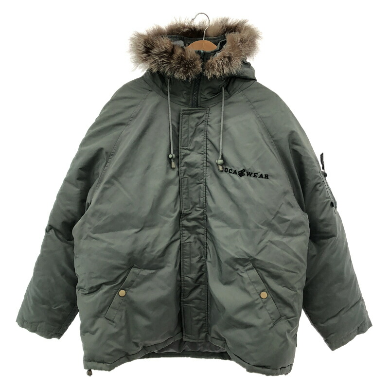 【中古】ROCAWEAR 落ち込む上衣 大いさXL 薄墨色[91]