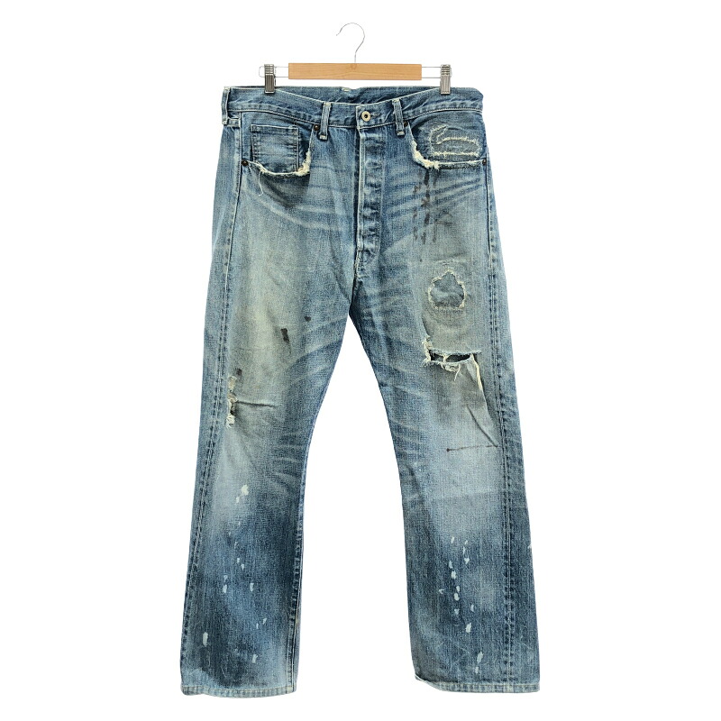 【中古】LEVI\u0027S 501XX 取り繕い 44501 J22 J15970 日本製 BIGE 戦争状態模範例 大きさW36 青 リーヴァイズジーンズ[92]