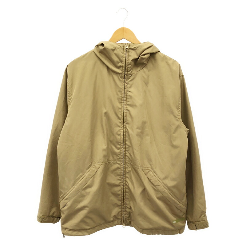 【中古】STUSSY ナイロン上衣 SM ベージュ ステューシー[10]
