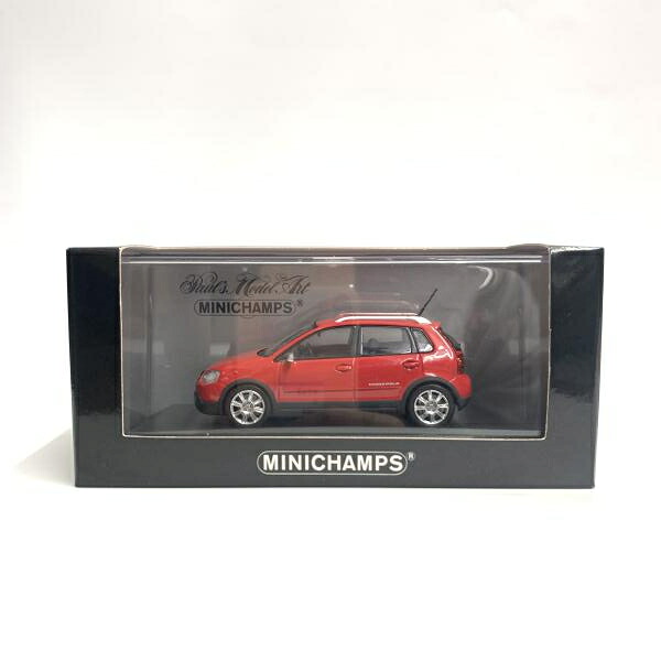【中古】開封品 1/43 ﾐﾆﾁｬﾝﾌﾟｽ ﾌｫﾙｸｽﾜｰｹﾞﾝ ｸﾛｽﾎﾟﾛ 2006 ﾚｯﾄﾞ[18]
