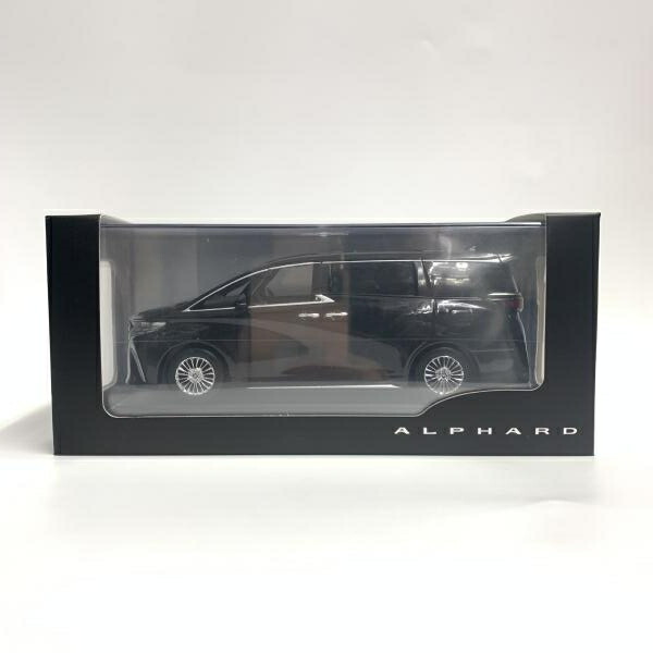 【中古】開封品 TOYOTA ｱﾙﾌｧｰﾄﾞ 1/30 ｶﾗｰｻﾝﾌﾟﾙ 202 ﾌﾞﾗｯｸ[18]
