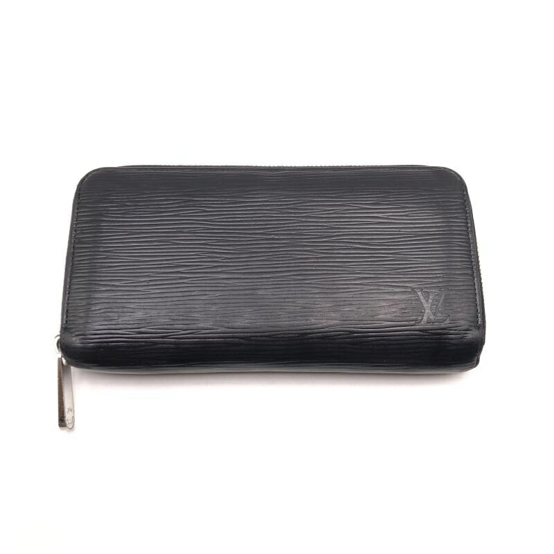 【中古】▲擦れあり LOUIS VUITTON エピ ジッピーウォレット M61857 黒いこと ルイヴィトン ロングウォレット 長金入れ[17]