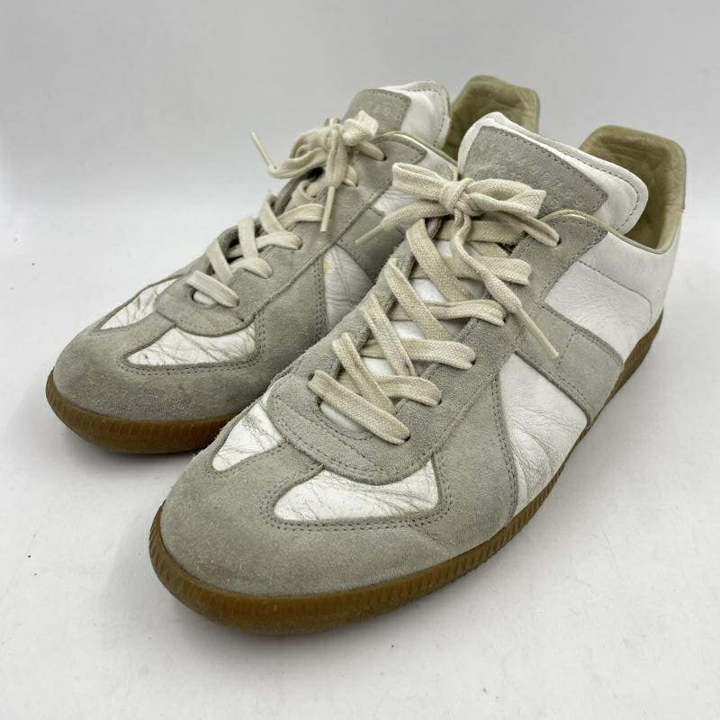 【中古】Maison Margiela ジャーマントレーナー 白いこと 大いさ40 メゾンマルジェラ[24]