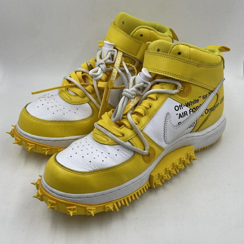 【中古】NIKE × Off-white AIR FORCE 1 Mid SP LTHR \