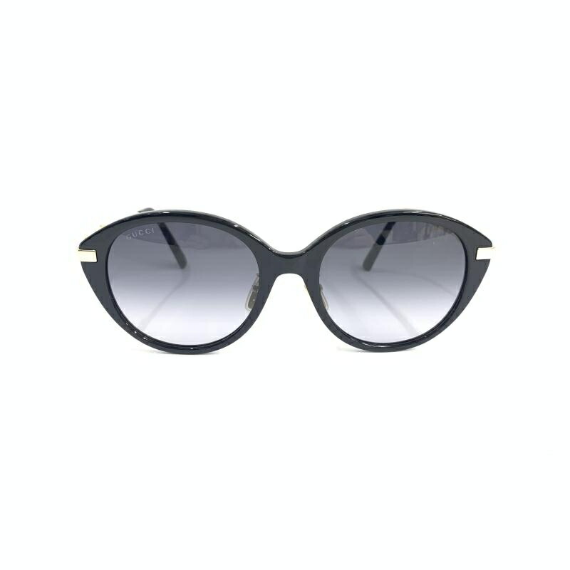 【中古】GUCCI 黒眼鏡 アジアン填まる 大きさ56□20-145 黒いこと×ゴールド GG2056SA グッチ[92]