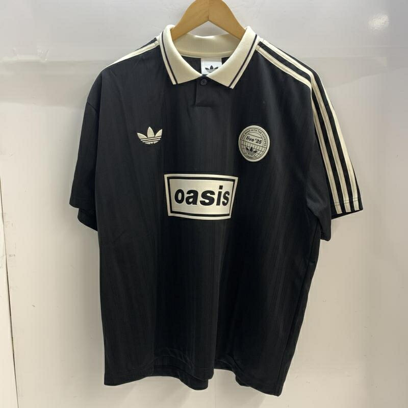 【中古】adidas Originals×Oasis ツアージャカードジャージ L 黒いこと[92]