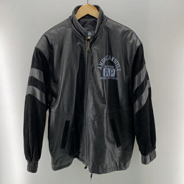 【中古】90s GAP CLASSIC スエードクロスうつり変わり なめし革上衣 黒いこと 大きさL ※ボンネット欠品 透き間[24]