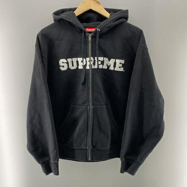 【中古】Supreme 25ss Collegiate Applique ZIP UP Hooded Sweatshirt 大いさM シュプリーム[24]