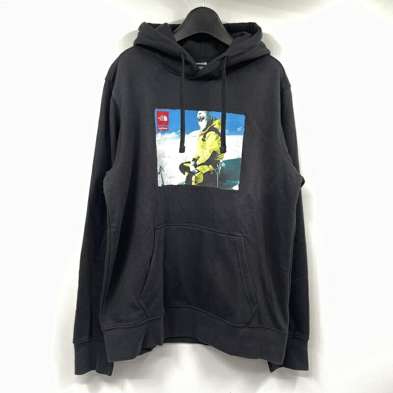 【中古】Supreme×The North Face 18FW Photo Hooded Sweatshirt EXPEDITION 大きさM 黒いこと シュプリーム ザノースフェイス[17]