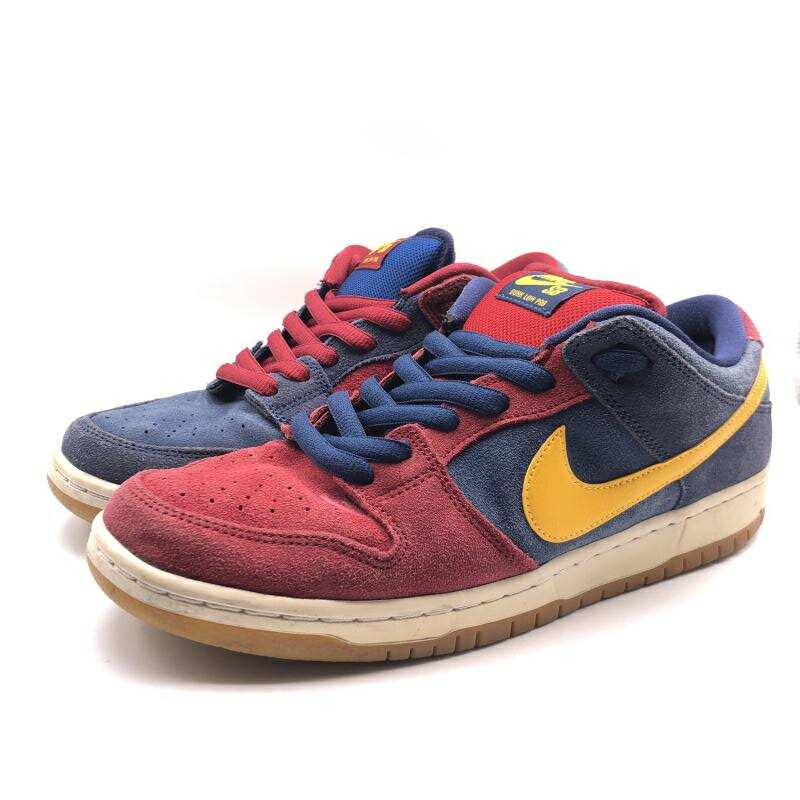 【中古】NIKE SB DUNK LOW  \"Barcelona\"" 28糎 DJ0606-400 ナイキ SB ダンク 置き目 \""バルセロナ\""[17]"