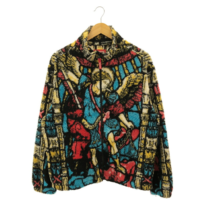 【中古】Supreme 21SS Saint Michael Fleece Jacket 大きさM シュプリーム[19]