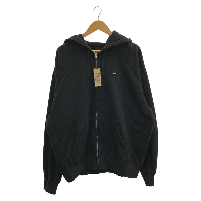 【中古】Supreme Small Box Logo Zip Up Hooded Sweatshirt 大きさL シュプリーム[19]