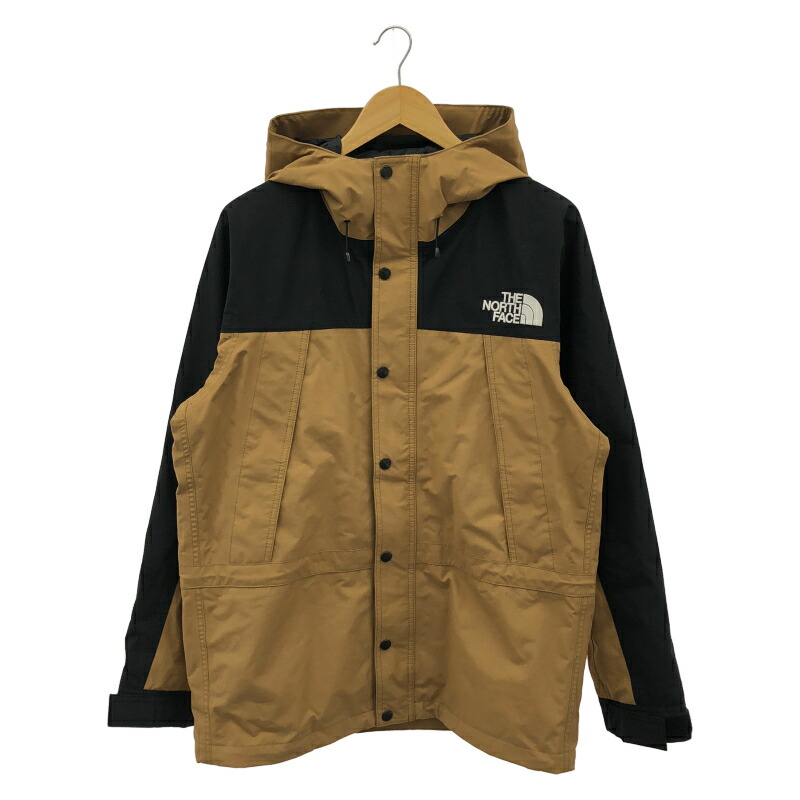 【中古】THE NORTH FACE マウンテンライトジャケット 大きさL NP11834 カーキ/黒いこと 北の方人間の顔[19]