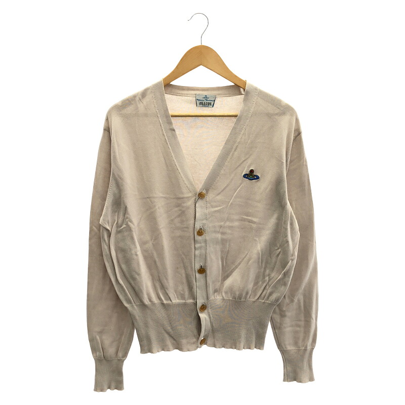 【中古】VIVIENNE WESTWOOD MAN オーブ刺しゅう うつり変わりジレー ベージュ 大きさM ヴィヴィアンウエストウッドマン[19]