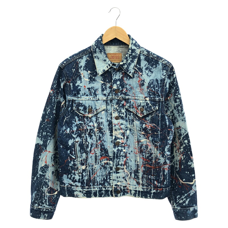 【中古】LEVI\u0027S 70506-0216 えの具えの具 ジーンズ上衣 大きさ38R マルチ色つや 名取り草裏894 リーヴァイズジーンズ[19]
