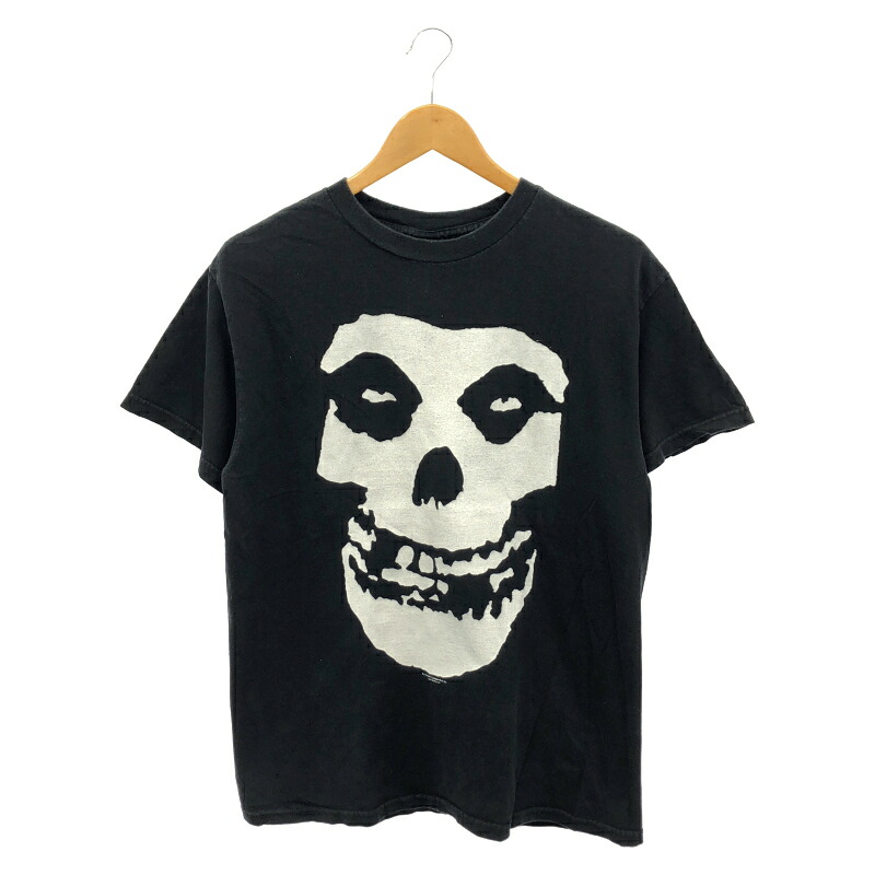 【中古】00s MISFITS CINDER BLOCK Body スカル刷り上げる プルオーバー M[79]
