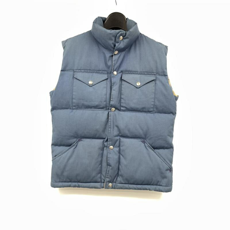 【中古】70s THE NORTH FACE 茶引き舟 落ちこむより良い 大きさS 米国海軍×ベージュ ザノースフェイス[17]