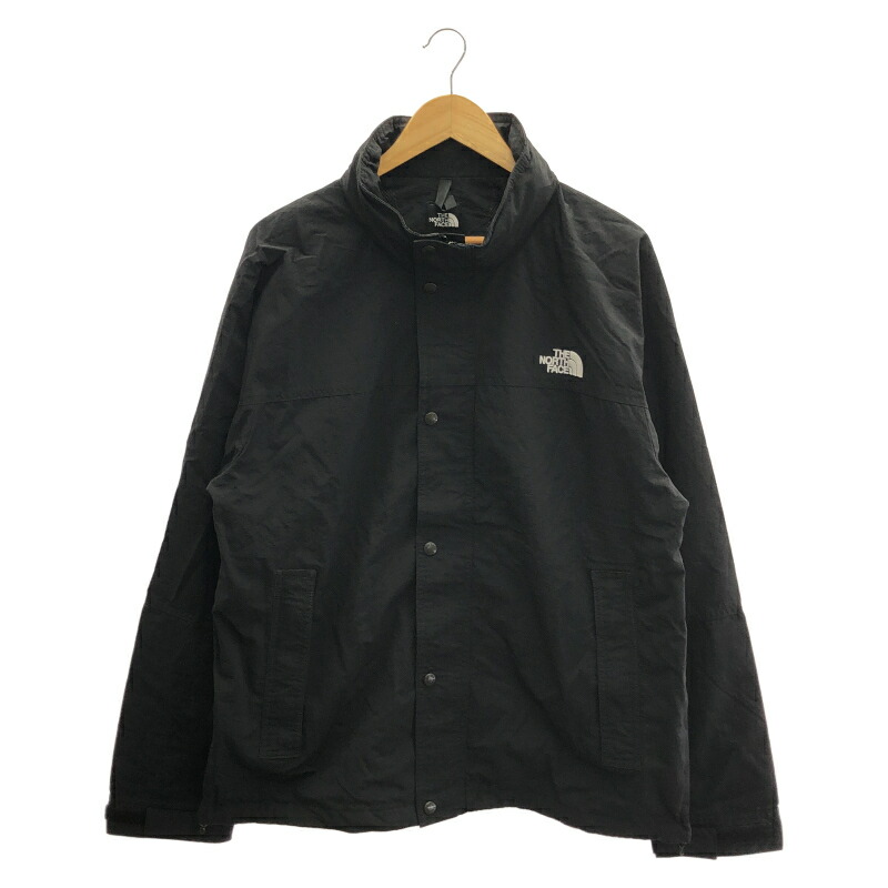 【中古】THE NORTH FACE HYDRENA WIND JACKET 大きさXL NP22550 黒いこと ザノースフェイス ハイドレナウィンドジャケット[17]
