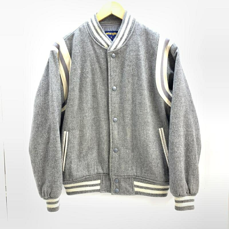 【中古】90s Wrangler スタジャン M 薄墨色 ラングラー[92]