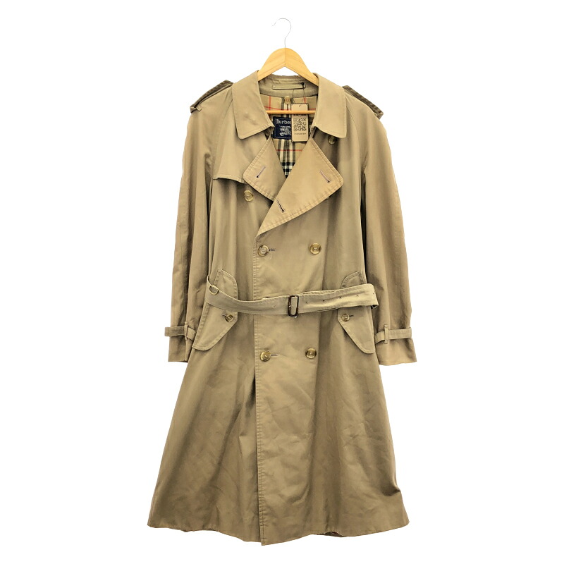 【中古】BURBERRY トレンチコート 大きさ42 ベージュ バーバリー[92]