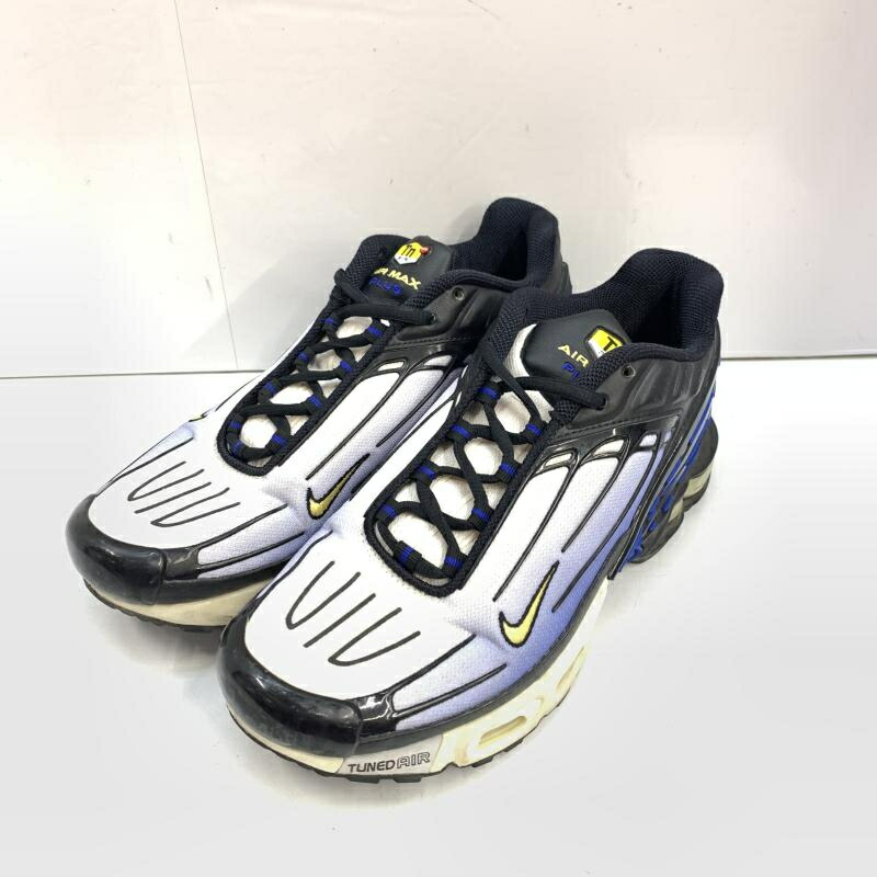 【中古】NIKE AIR MAX PLUS 3 BLUE SPEED 27珊 CJ9684-001 ナイキ[92]
