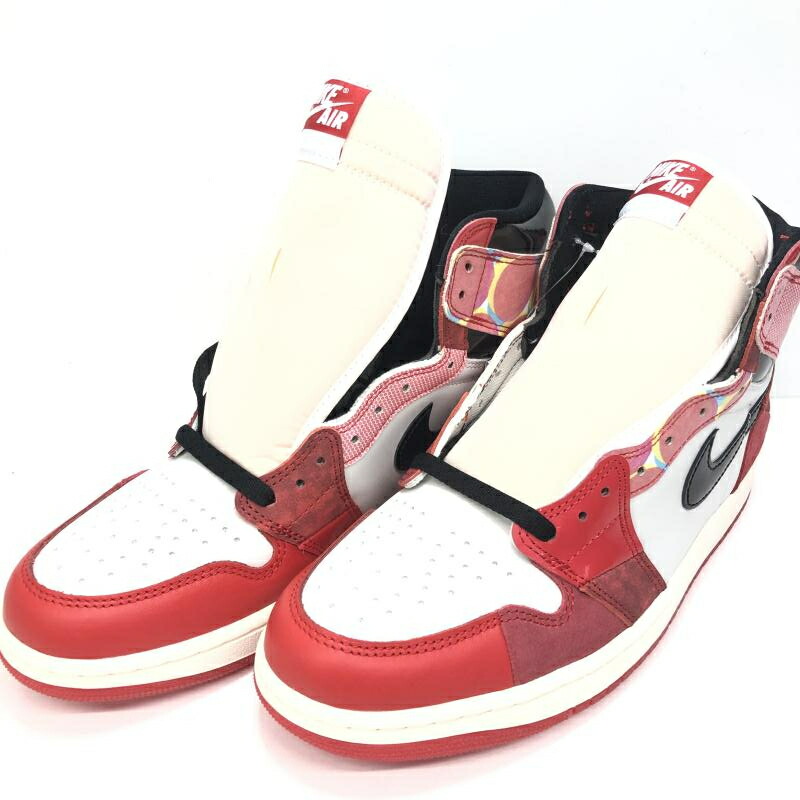 【中古】Spider-Man &times; Nike Air Jordan 1 Retro High OG SP Spider-Man: Across the Spider-Verse/University Red [66]｜お宝創庫