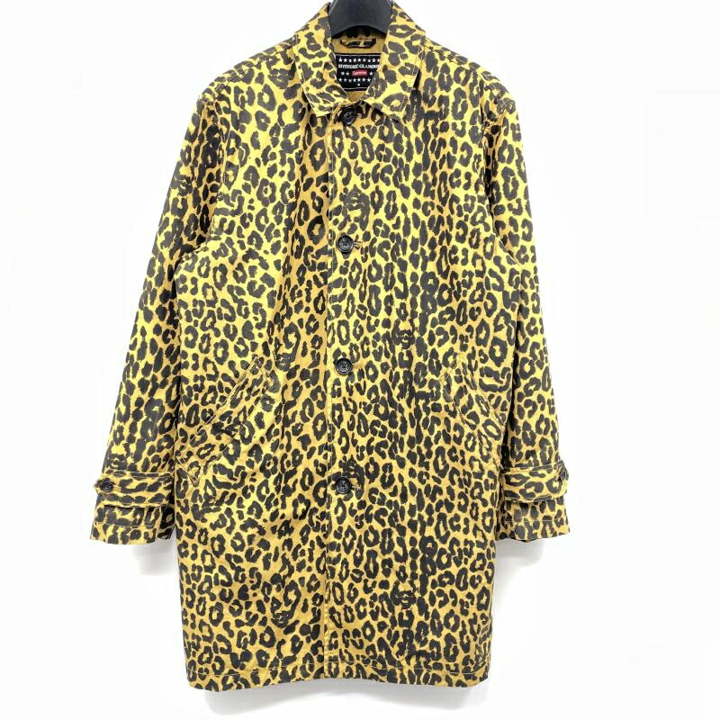 【中古】Supreme×HYSTERIC GLAMOUR レオパードコート 大きさS マルチ シュプリーム ヒステリックグラマー[17]