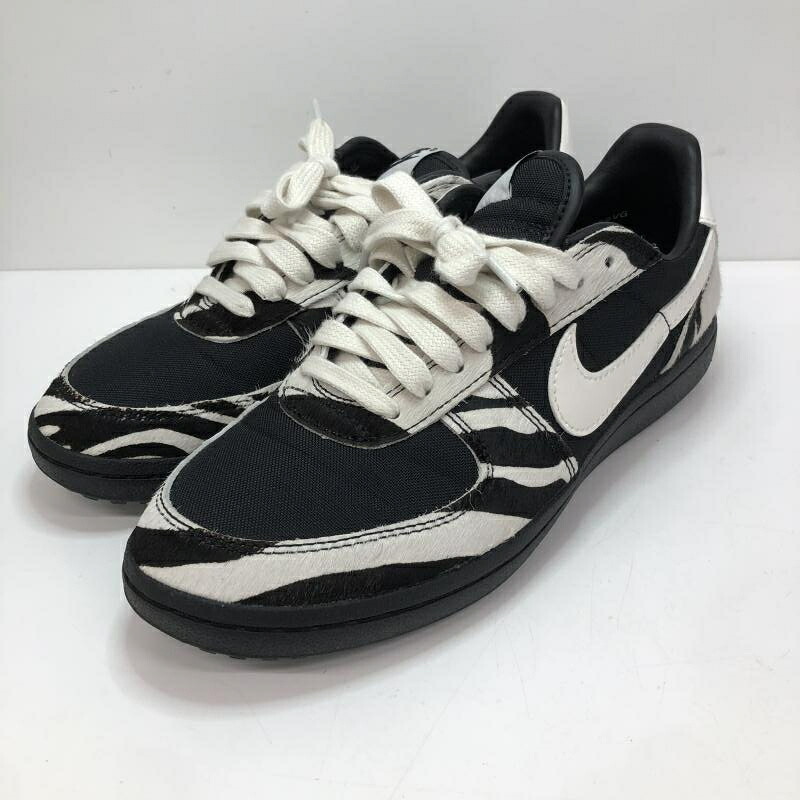 【中古】Nike Women\u0027s FieldGeneral ZebraPrint IM5768-001 26.5 ナイキ ウィメンズ[66]