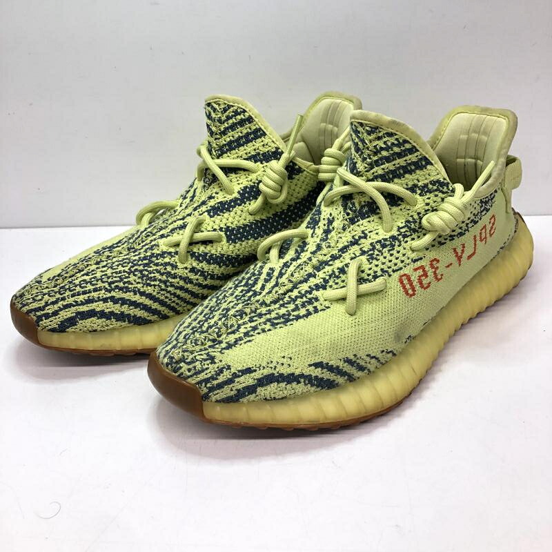 【中古】adidas Yeezy Boost 350 V2 Semi Frozen Yellow 27糎 B37572[66]