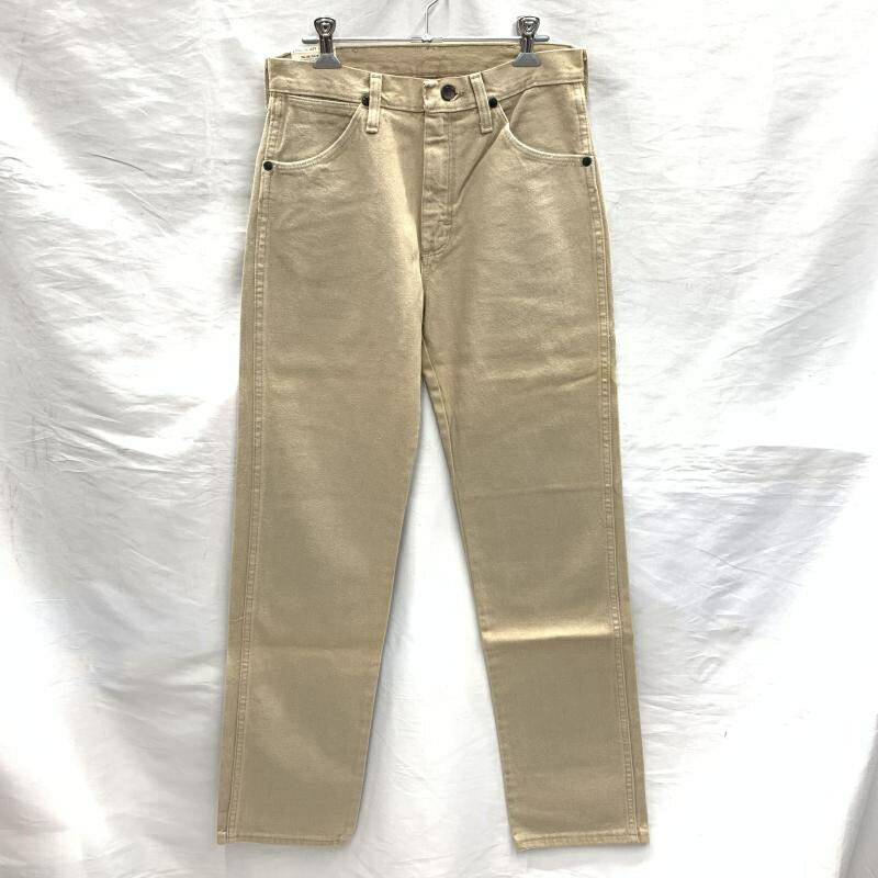 【中古】Wrangler 13MWZTN 色つやジーンズズボン下 W29 L34 ベージュ ラングラー[92]