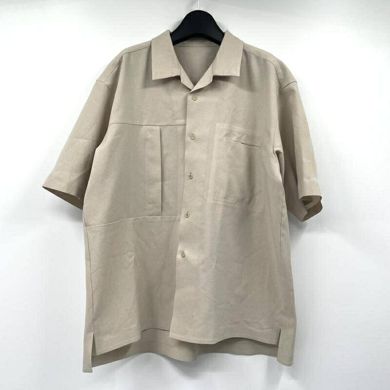 【中古】F/CE. x GRAMICCI Performance Line 別注 SEAMLESS OPEN SHIRTS サイズM ベージュ FZG02213M001 半袖 シャツ エフシーイー&times;グラミチ[17]｜お宝創庫