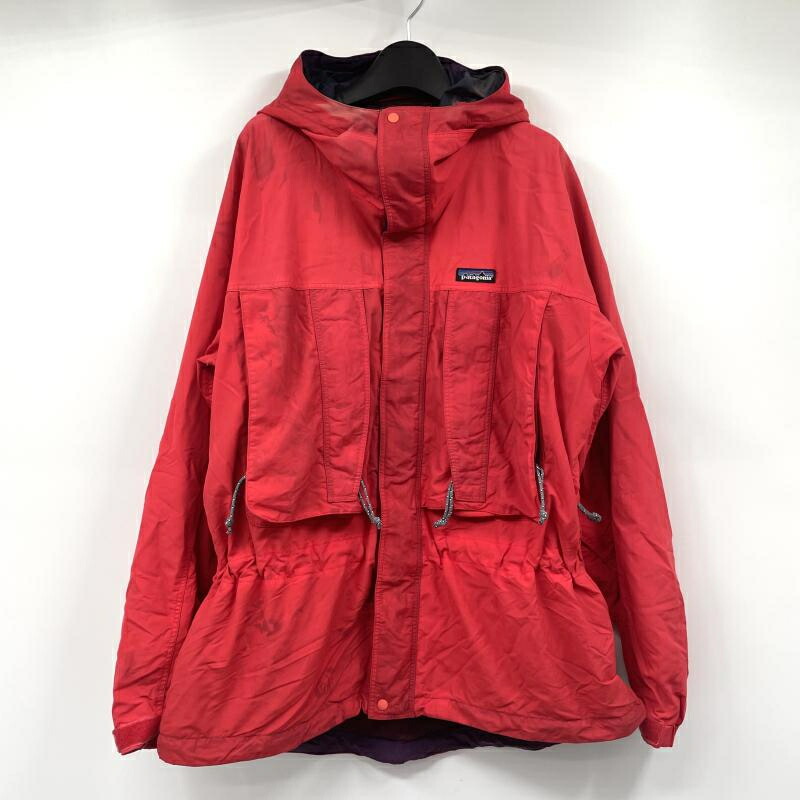 【中古】90s Patagonia ナイトロIIお山上衣 大きさL 赤いこと ▲物質の状態思いめぐらす パタゴニア[17]