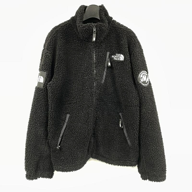 【中古】THE NORTH FACE WHITE LABEL RIMO FLEECE JACKET 大きさM 黒いこと NJ4FN50L ザノースフェイス[17]