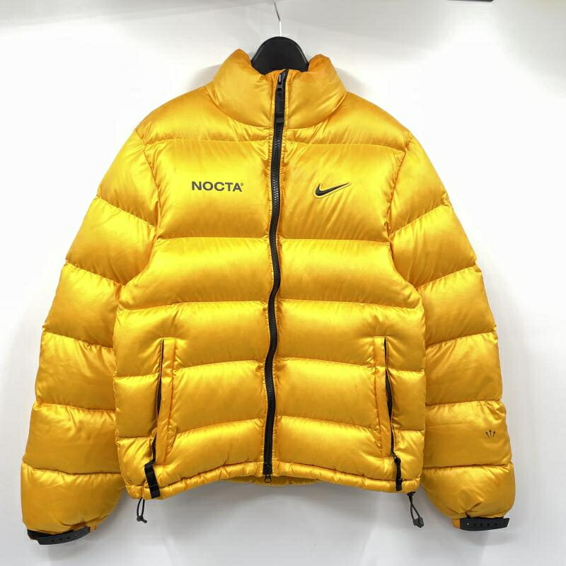 【中古】NIKE×NOCTA PUFFER JACKET 大きさS 黄色 DA3997-739 ナイキ ノクタ パ毛皮 上衣 [17]