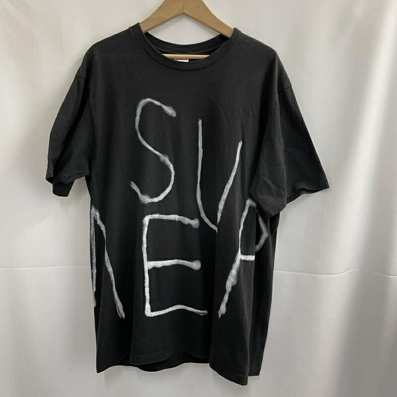 【中古】Supreme 25SS Painted Tee 大きさL 黒いこと シュプリーム ペインテッド プルオーバー[19]