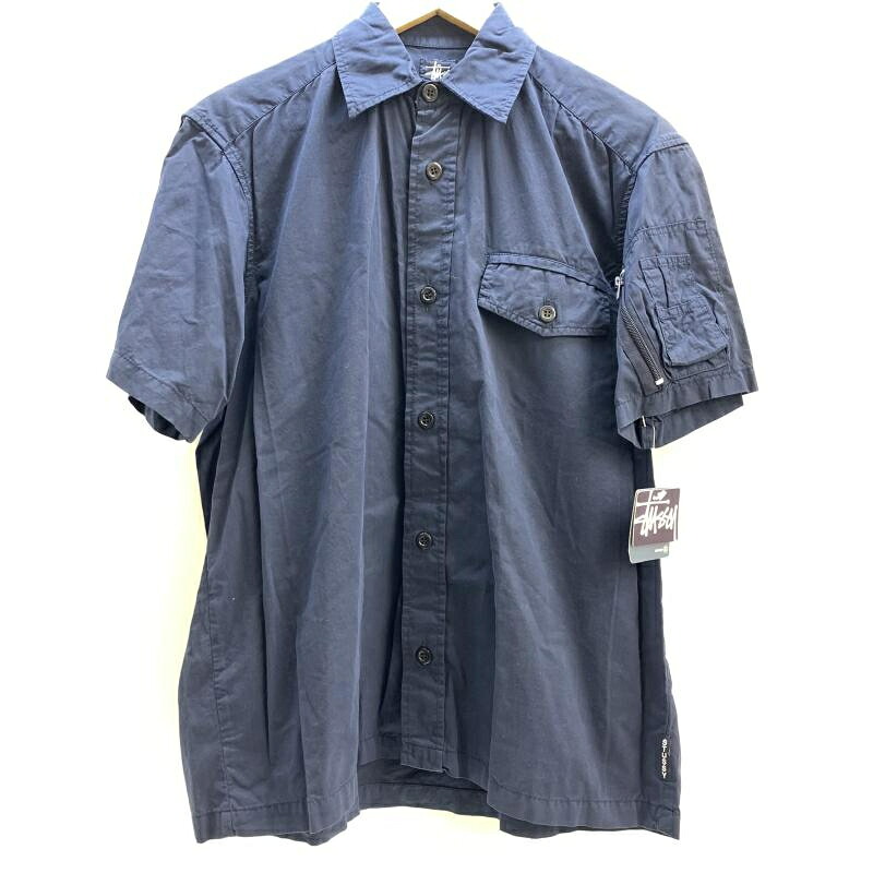 【中古】OLD STUSSY 半袖プルオーバー S 米国海軍 ステューシー[92]