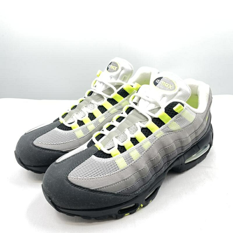 【中古】Nike Air Max 95 OG Big Bubble \"Neon Yellow\"" 28糎 IO9926-001 ナイキ 大気圏マックス95 OG ビッグ砂上の楼閣 \""ネオン黄色/イエローグラデ\""[17]"