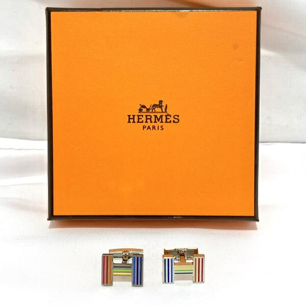【中古】HERMES カフリンクス 077308FP02 エルメス[19]