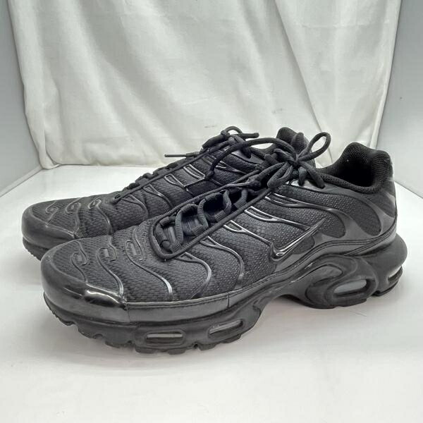 【中古】NIKE AIR MAX Plus 大きさ28糎 604133-050 黒いこと[91]