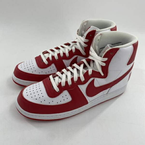 【中古】NIKE Terminator High University Red and White スニーカー 29糎 FJ4454-100 白いこと 赤いこと ナイキ[10]