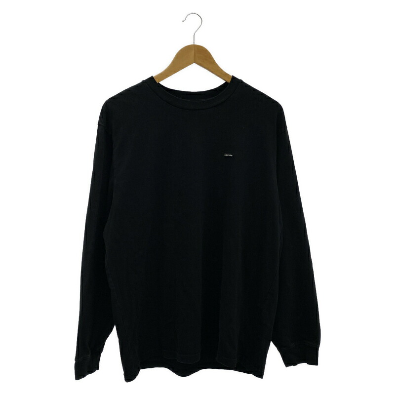 【中古】Supreme 25SS Small Box Logo L/S Tee 大きさM 黒いこと シュプリーム[17]