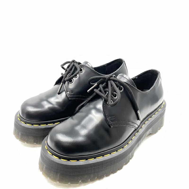 【中古】Dr.Martens 1461 QUAD 3EYE BLACK 大きさUSM6 AW006 25567 御医者さんマーチン[17]