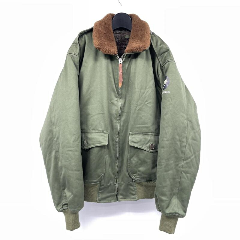 【中古】SESSLER TYPE B-10 飛翔上衣 綿織物外殻 オリーブ緑であること 大きさ42[17]