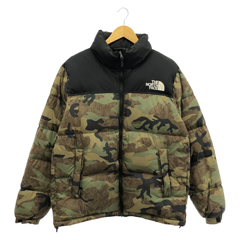 【中古】THE NORTH FACE ヌプシダウンジャケット 大きさXL 家鴨フラ 北の方人間の顔[24]