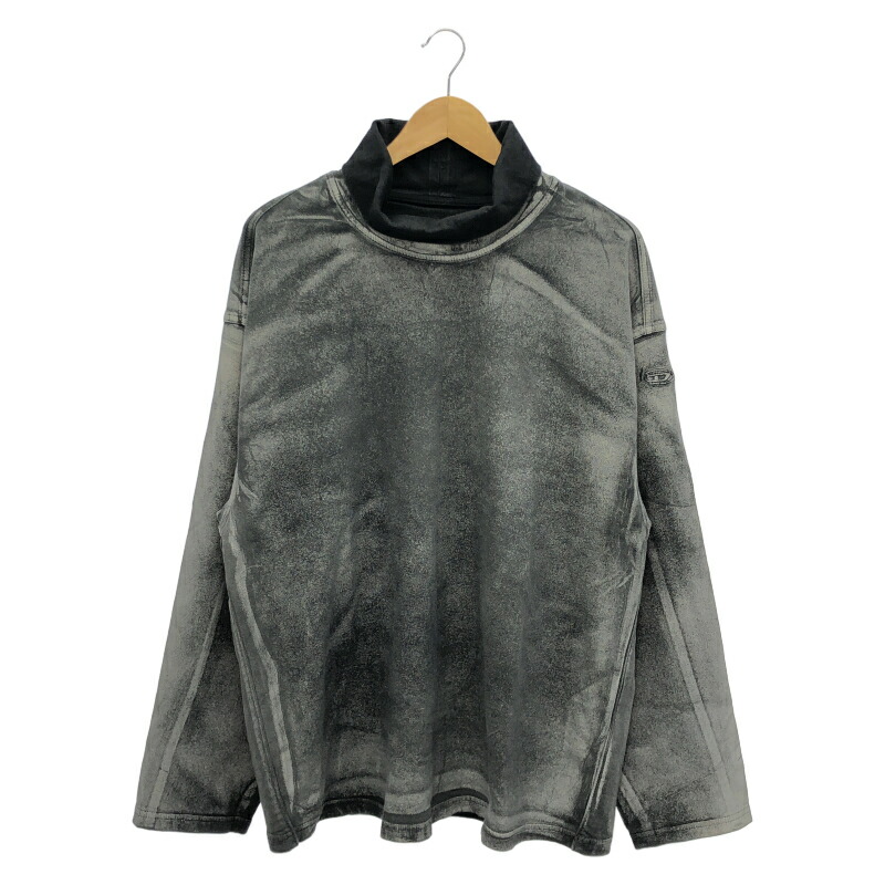 【中古】DIESEL D-Nlabelcol-S Track High neck M 薄墨色 ディーゼル[66]